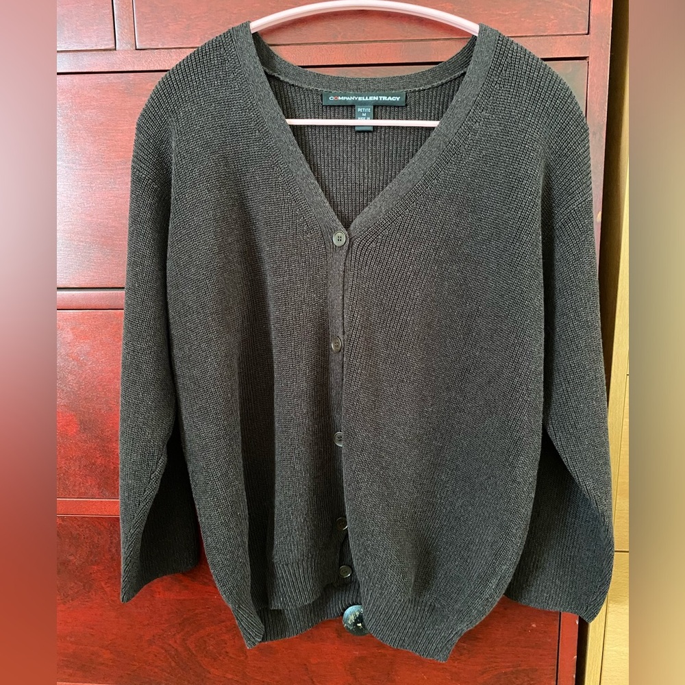 Brown Button-Up Cardigan - Picture 9 of 9